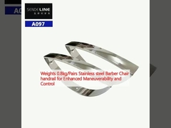 Вес 0,8 кг/пар Нержавеющая сталь Барбер кресло перила для повышения маневренности и управления