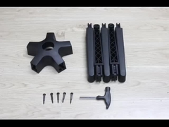 Разборка стула для офиса, вращающаяся основание 115 мм Высота BIFMA Test Индивидуальная упаковка