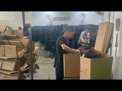 Фабрика оптовой продажи Черный нейлоновый офисный стул вращающаяся база с поясничной опорой и каскадами