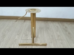 Золотые аксессуары для барного стула с настраиваемыми цветами и современным стилем