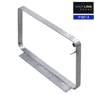 Хорошая цена Устойчивая нержавеющая сталь 201 Барбер кресло подлокотники Гладкий электропластированный цвет онлайн