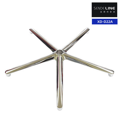 Хорошая цена Стильное чёрное офисное кресло Алюминиевое основание с регулировкой высоты онлайн