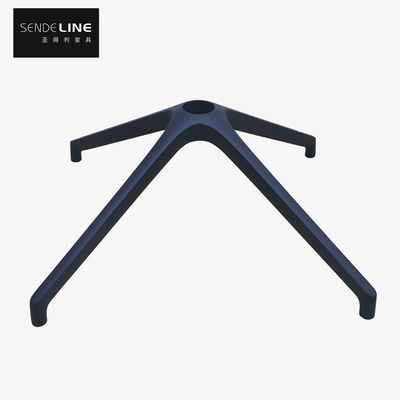 Хорошая цена Матовый черный офисный стул Металлическая основа высота регулировка современный стиль онлайн