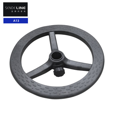 Хорошая цена Нейлонный офисный стул с вращающейся основой черный барный стул Пластиковые ноги вращение 360 градусов онлайн