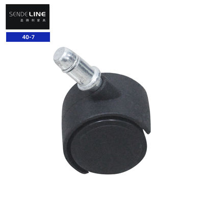 Хорошая цена Офисный вращающийся стул Колеса Замена 40 мм Колесный узел Черный штурвал Кардан колеса онлайн