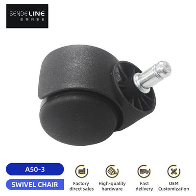 Хорошая цена Замена колеса нейлонового офисного стула 50 мм Кольцо / нить Кардан Бифма тест онлайн