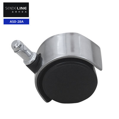 Хорошая цена Черный офисный стул из нержавеющей стали Замена колеса нейлона 50 мм Тихое колесо онлайн