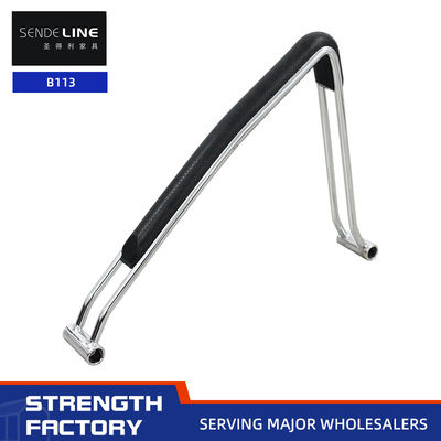 Хорошая цена Универсальные столовые кресла подлокотники электропластинка Эргономическое кресло подлокотник хромированный онлайн