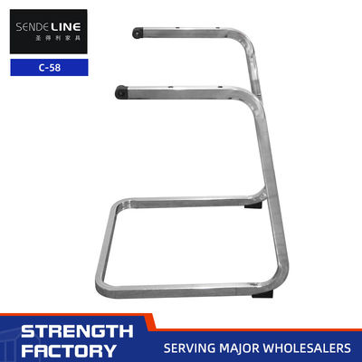 Хорошая цена Железный трубный офисный стул Металлическая структура 620 мм Высота электропластинка Цвет онлайн