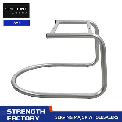 Хорошая цена Эргономический металлический рамочный офисный стул прочная конструкция черный электропластированный цвет онлайн