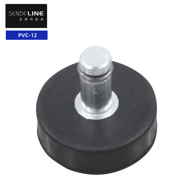 Хорошая цена M11 Регулируемые столовые ноги Диаметр основания 43 мм Черный офисный резиновый стул Подставки для ног онлайн