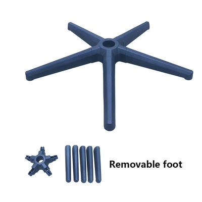 Хорошая цена Демонтаж на заводе Найлон прошел испытание Bifma Офисный стул Свивочная основа черная модель съемной ноги онлайн