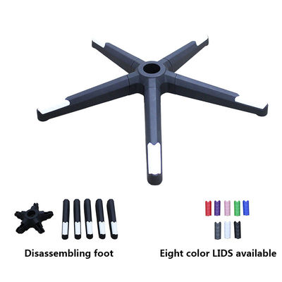 Хорошая цена Фабрика оптового офисного стула вращающаяся основание с демонтажем черный нейлон Bifma протестированный 350 мм радиус онлайн
