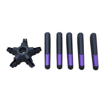 Хорошая цена Демонтаж 350 мм радиуса черный нейлоновый офисный стул вращающаяся основание с регулировкой высоты онлайн