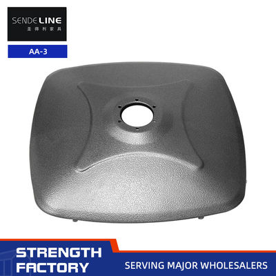 Хорошая цена 500×500 мм матовая черная облицовка Цветовая штамповая база для парикмахерского кресла / кресла красоты онлайн