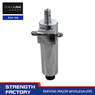 Хорошая цена 165мм проезд Хромное кресло для парикмахера с 5,2 кг литого железа насос для подъема давления 200 Н онлайн