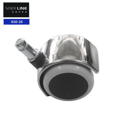 Хорошая цена 2-дюймовый молочный белый нейлоновый офисный стул с колесом для легкого движения и гладкой прокатки онлайн