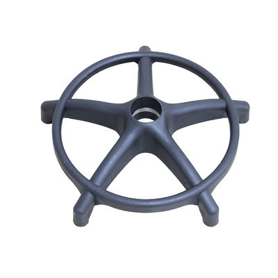 Хорошая цена Бело-черный пневматический офисный стул с вращающейся основой с каскадами 0,7 кг 105 мм онлайн