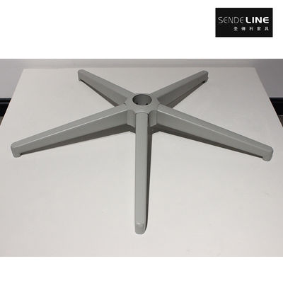 Хорошая цена High-end iron welded office chair base, grey 700/640mm five-star feet онлайн